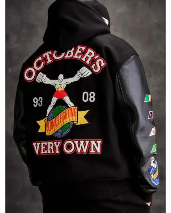 UFC Championship Black Varsity Jacket WorthVee