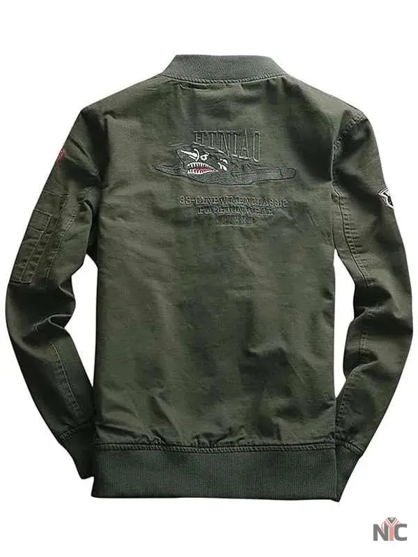 US Military Green Bomber Jacket Clanton Jacket