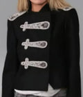 Ugly Betty S04 Amanda Tanen Black Suede Blazer