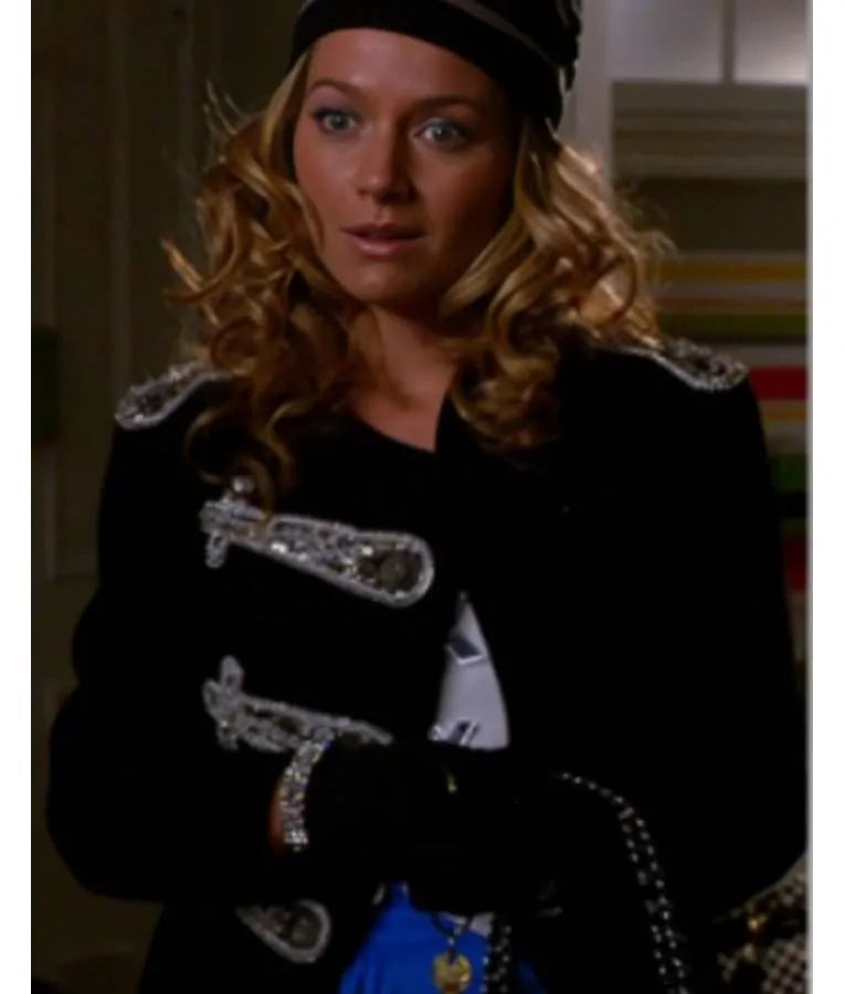 Ugly Betty S04 Amanda Tanen Black Suede Blazer