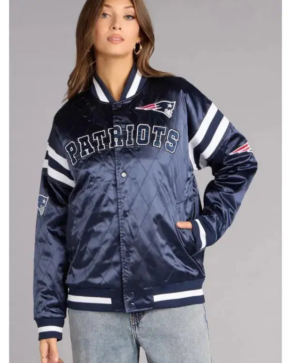 Ultra Game NFL New England Patriots Bomber Jacket WorthVee