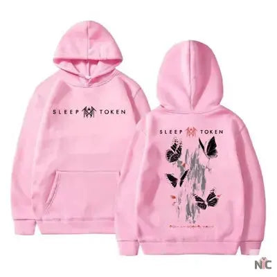 Unisex Sleep Token Pink Hoodie Clanton Jacket