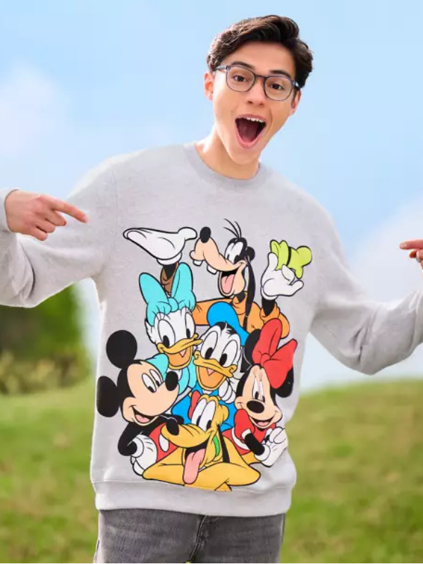 Mickey Mouse and Friends Pullover Sweatshirt for Adults Clanton Jacket