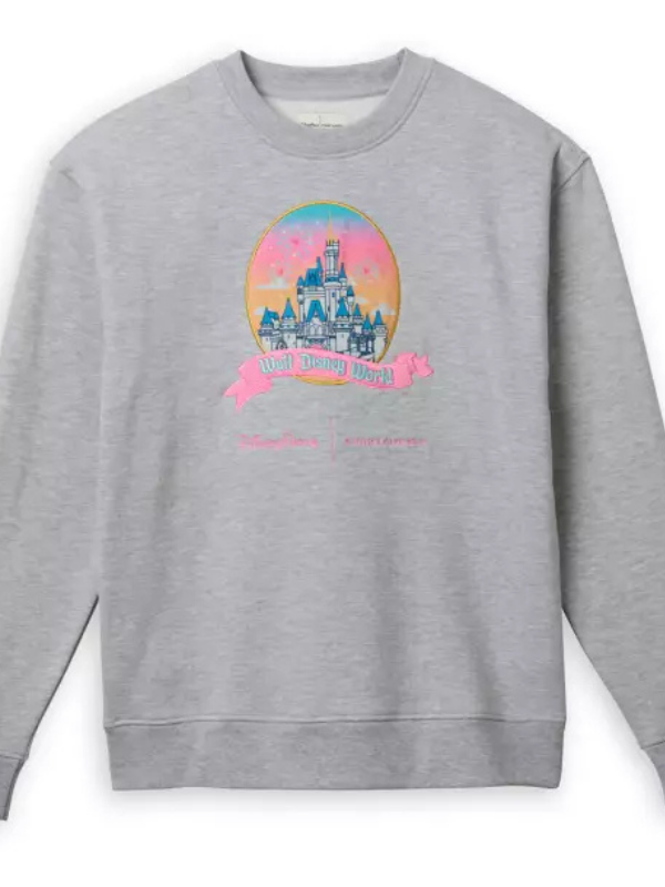 Walt Disney World Crest Pullover Sweatshirt for Women by Stoney Clover Lane – Gray Clanton Jacket