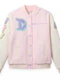 Disneyland Logo Varsity Jacket for Women by Stoney Clover Lane – Pink Clanton Jacket