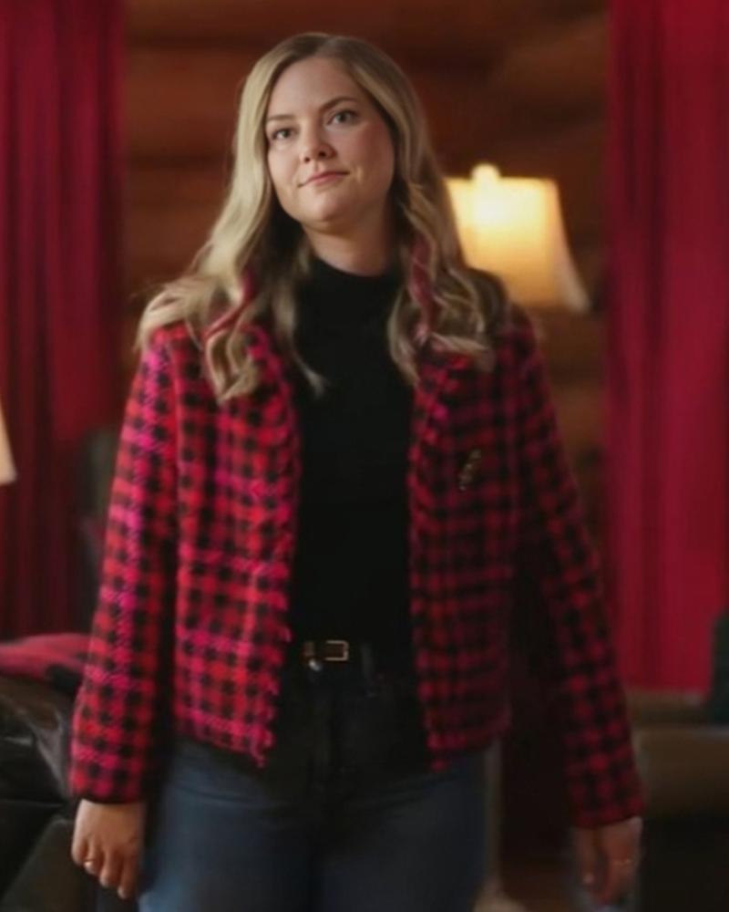 Unwrapping Christmas Olivia’s Reunion 2024 Cindy Busby Plaid Jacket Clanton Jacket