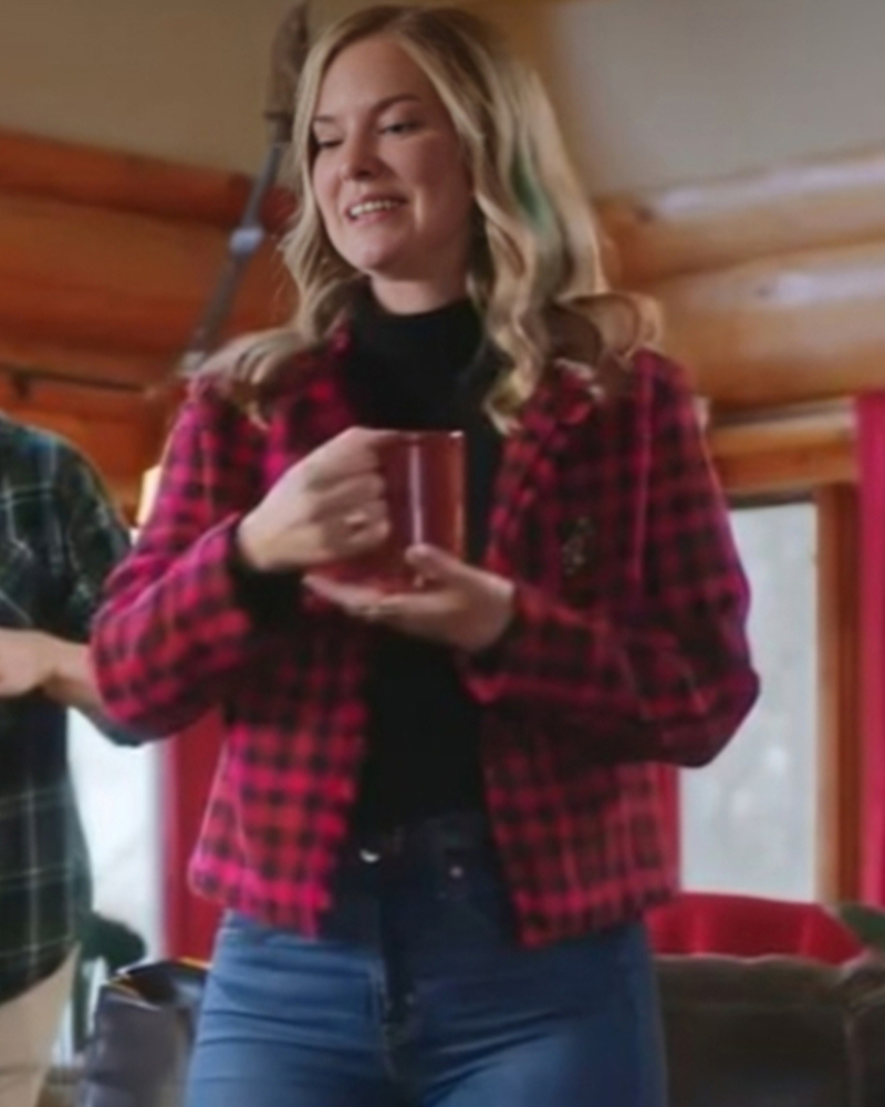 Unwrapping Christmas Olivia’s Reunion 2024 Cindy Busby Plaid Jacket Clanton Jacket