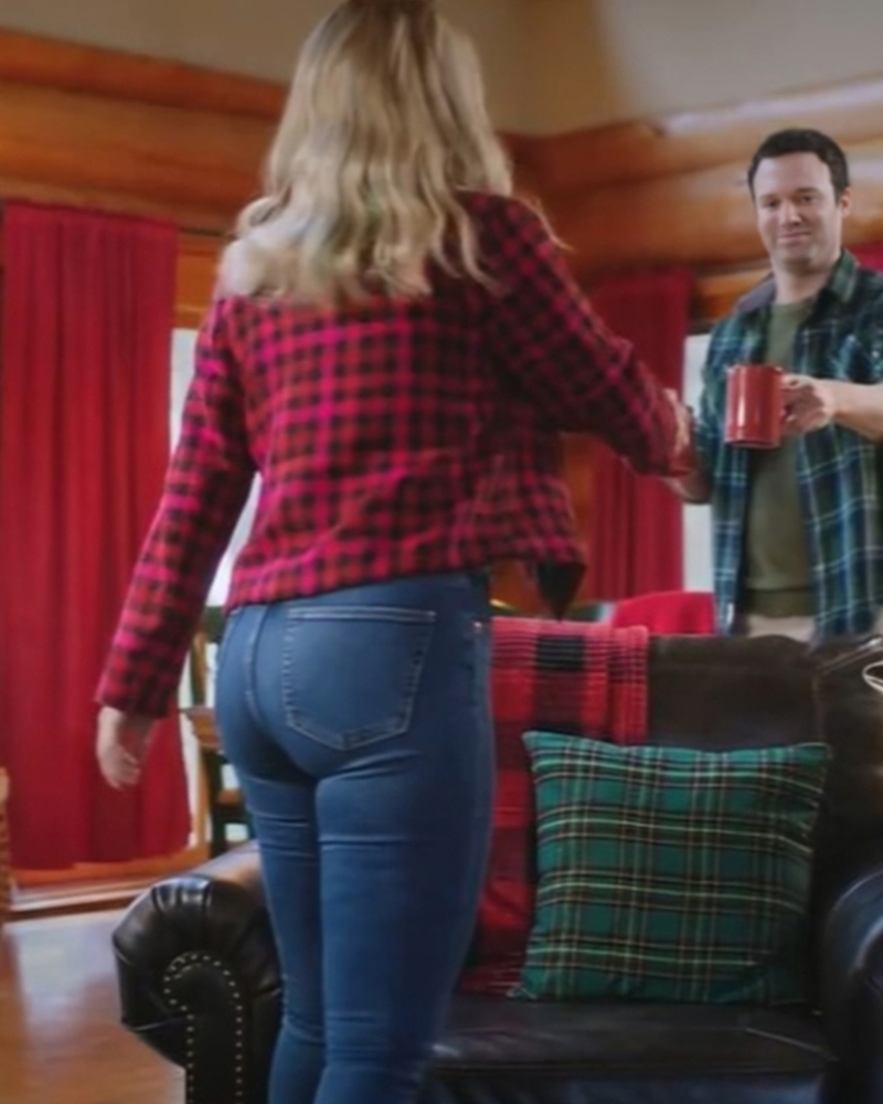 Unwrapping Christmas Olivia’s Reunion 2024 Cindy Busby Plaid Jacket Clanton Jacket