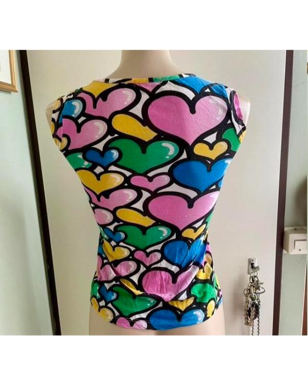 Gossip Girl 2025 Jessica Szohr Hearts Print Top