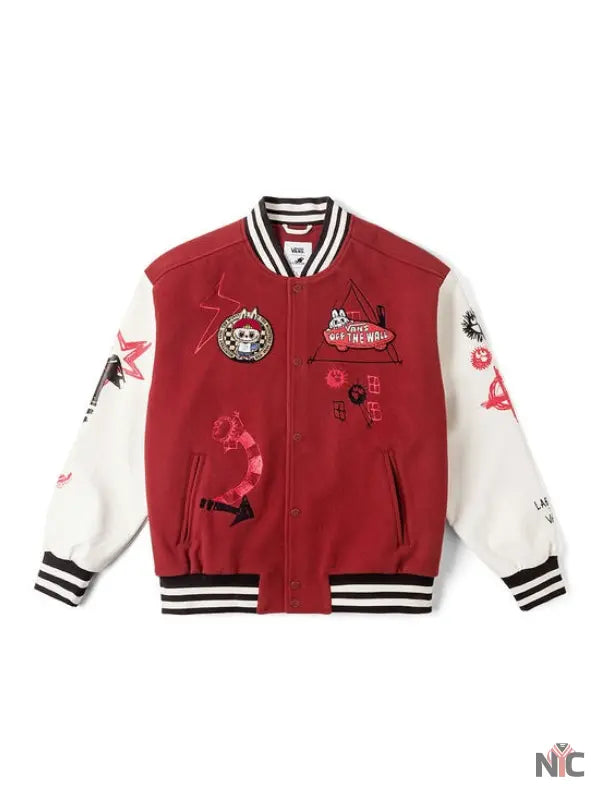 Vans The Monsters Labubu Varsity Jacket Clanton Jacket
