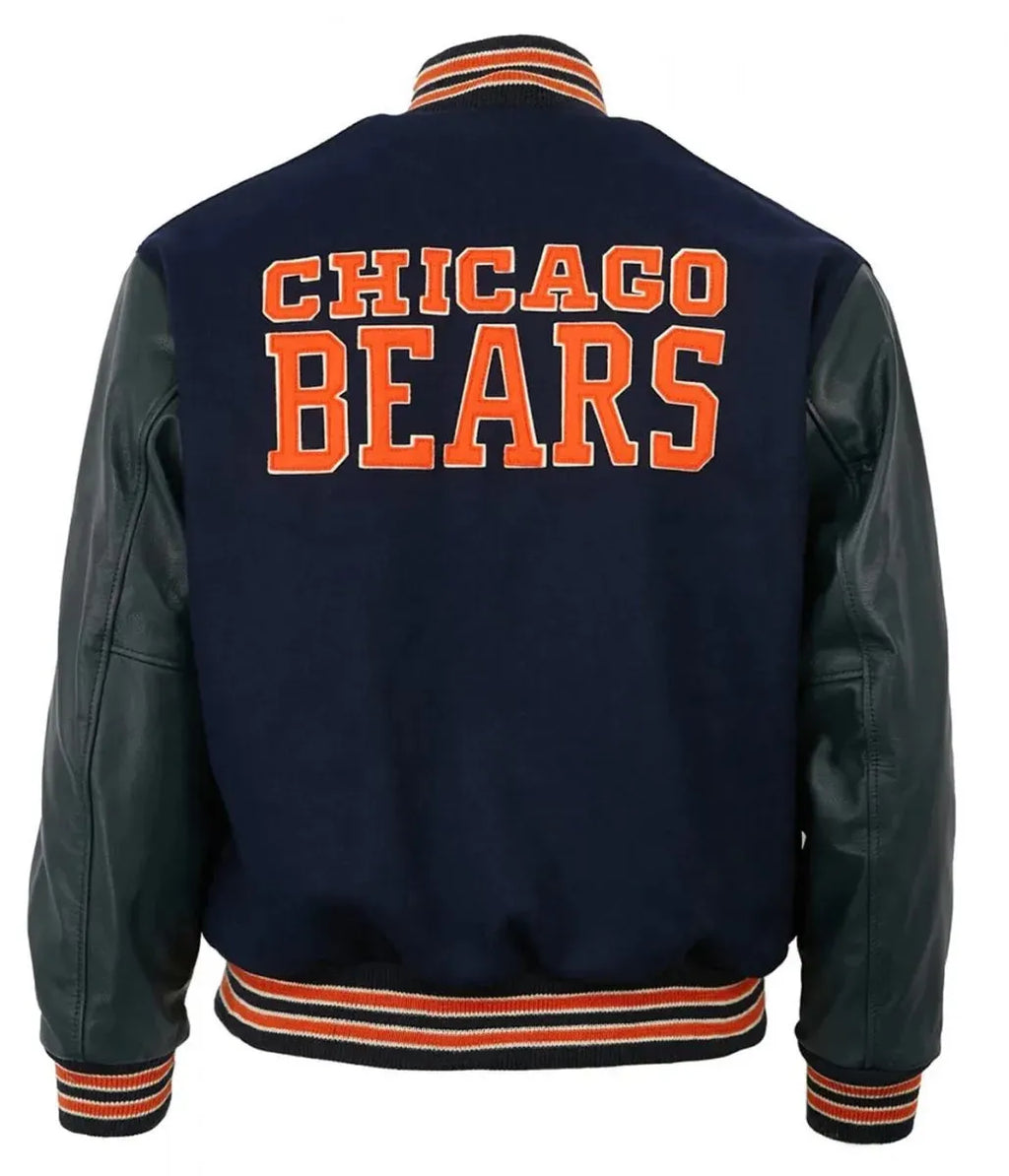 Varsity 1958 Chicago Bears Navy Blue Jacket