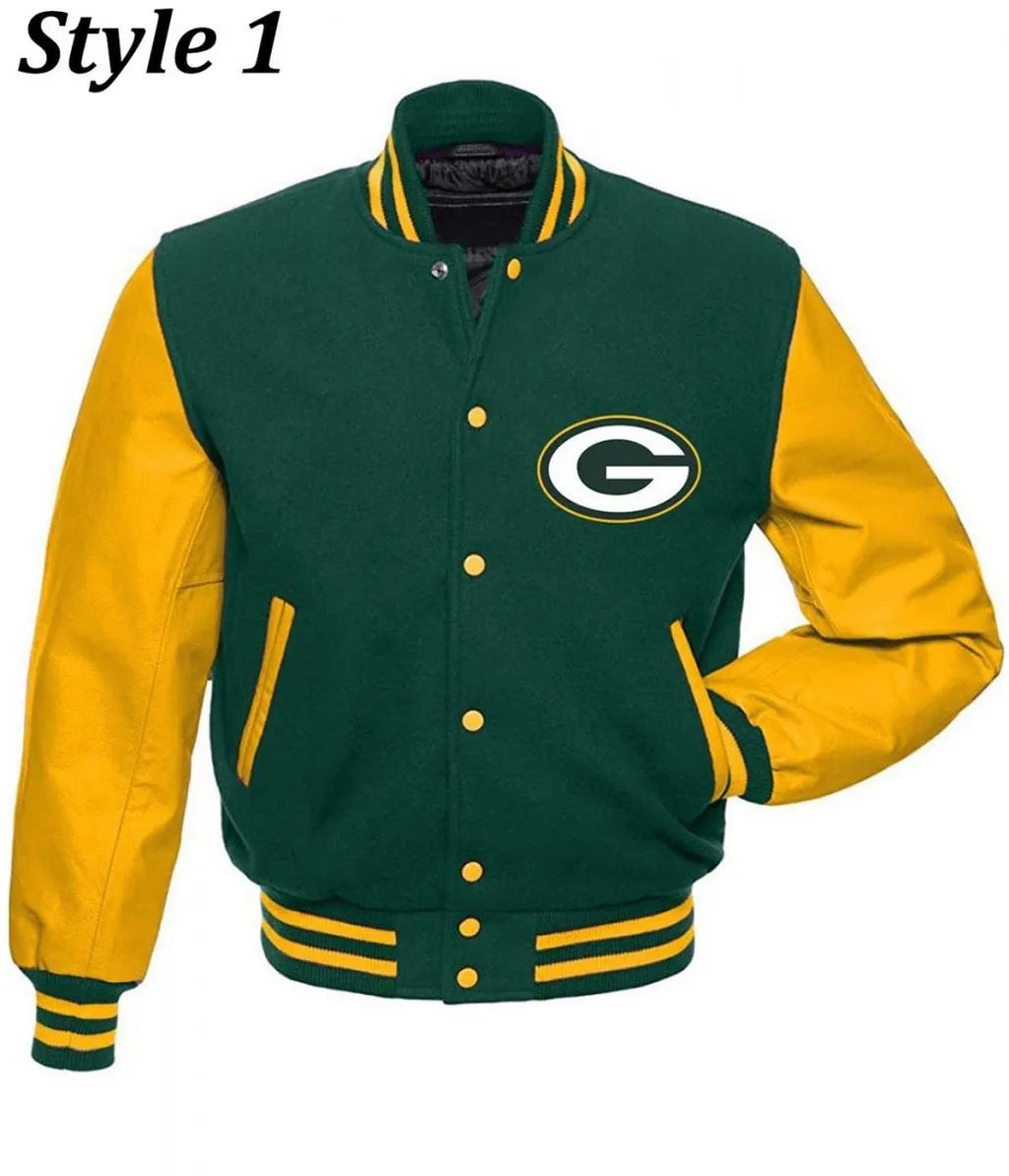 Varsity Green Bay Packers Letterman Jacket WorthVee
