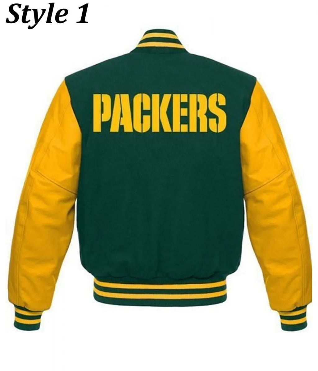 Varsity Green Bay Packers Letterman Jacket WorthVee