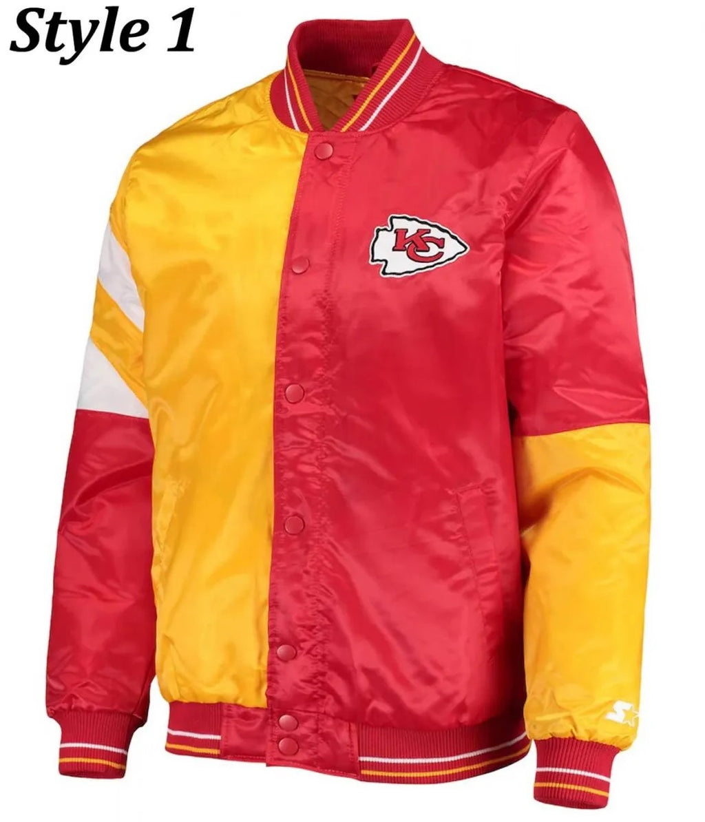 Varsity Kansas City Chiefs Satin Jacket WorthVee