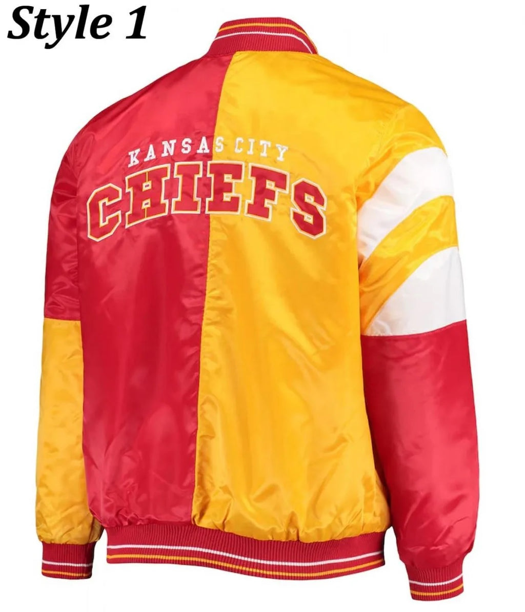 Varsity Kansas City Chiefs Satin Jacket WorthVee
