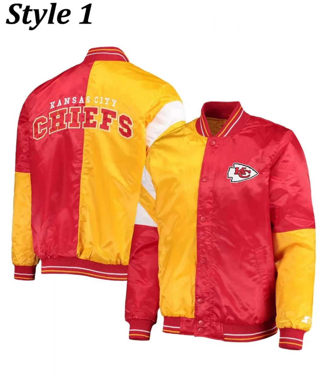 Varsity Kansas City Chiefs Satin Jacket WorthVee