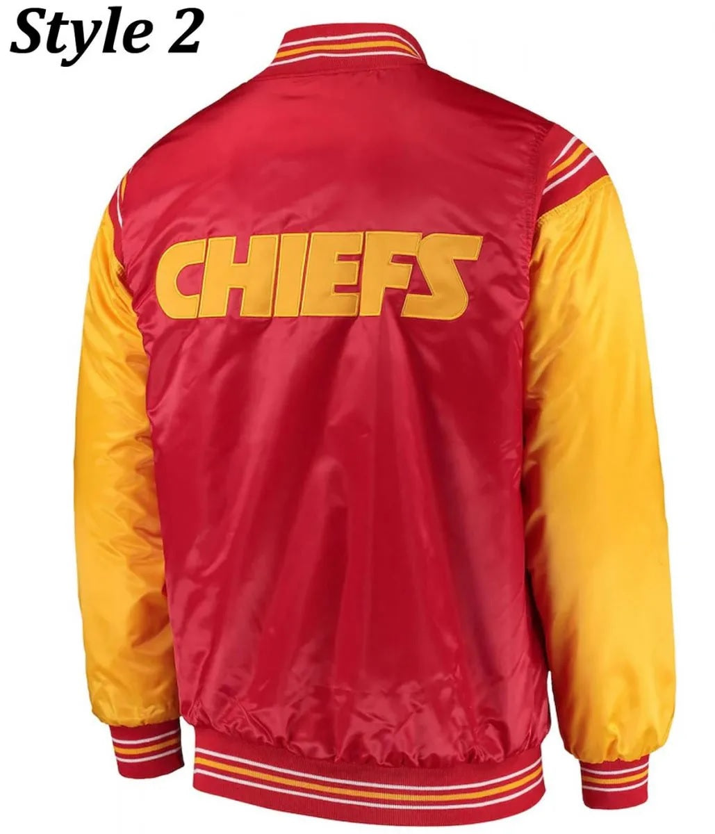 Varsity Kansas City Chiefs Satin Jacket WorthVee