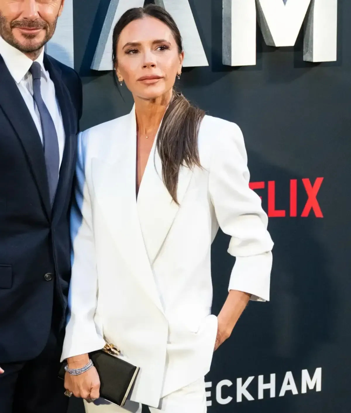 Victoria Beckham White Blazer