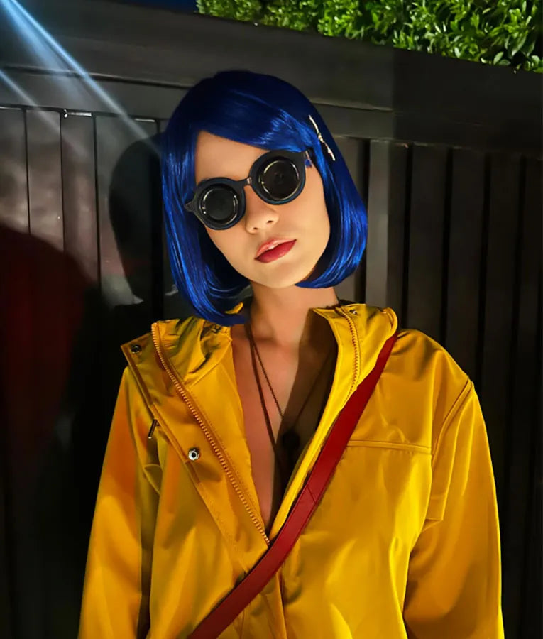 Victoria Justice Coraline Yellow Raincoat