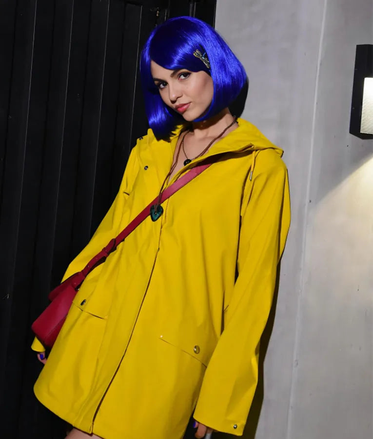Victoria Justice Coraline Yellow Raincoat