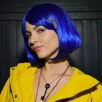 Victoria Justice Coraline Yellow Raincoat