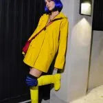 Victoria Justice Coraline Yellow Raincoat