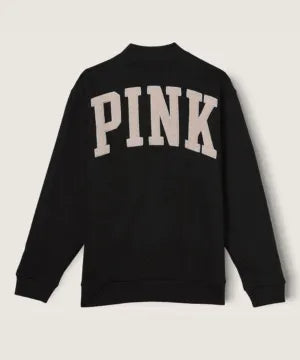 Victoria’s Secret PINK Black Varsity Jacket