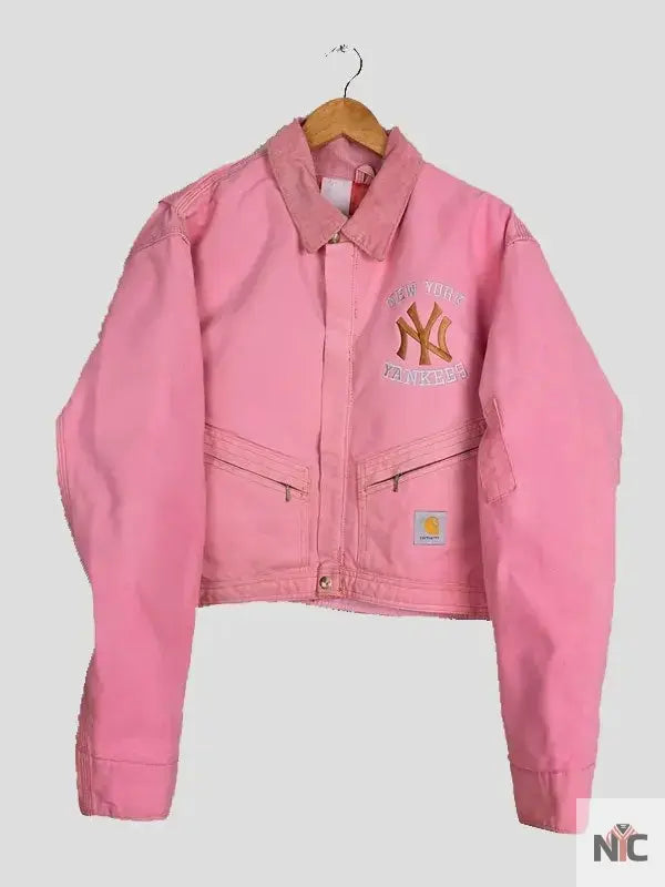 Vintage Carhartt X NY Yankees Crop Jacket Clanton Jacket