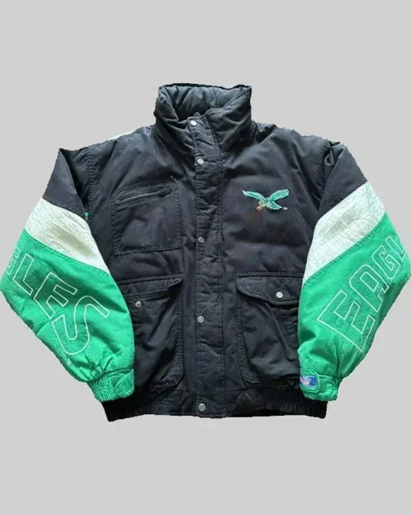 Vintage Philadelphia Eagles Triple Fat Goose Kelly Green Jacket WorthVee