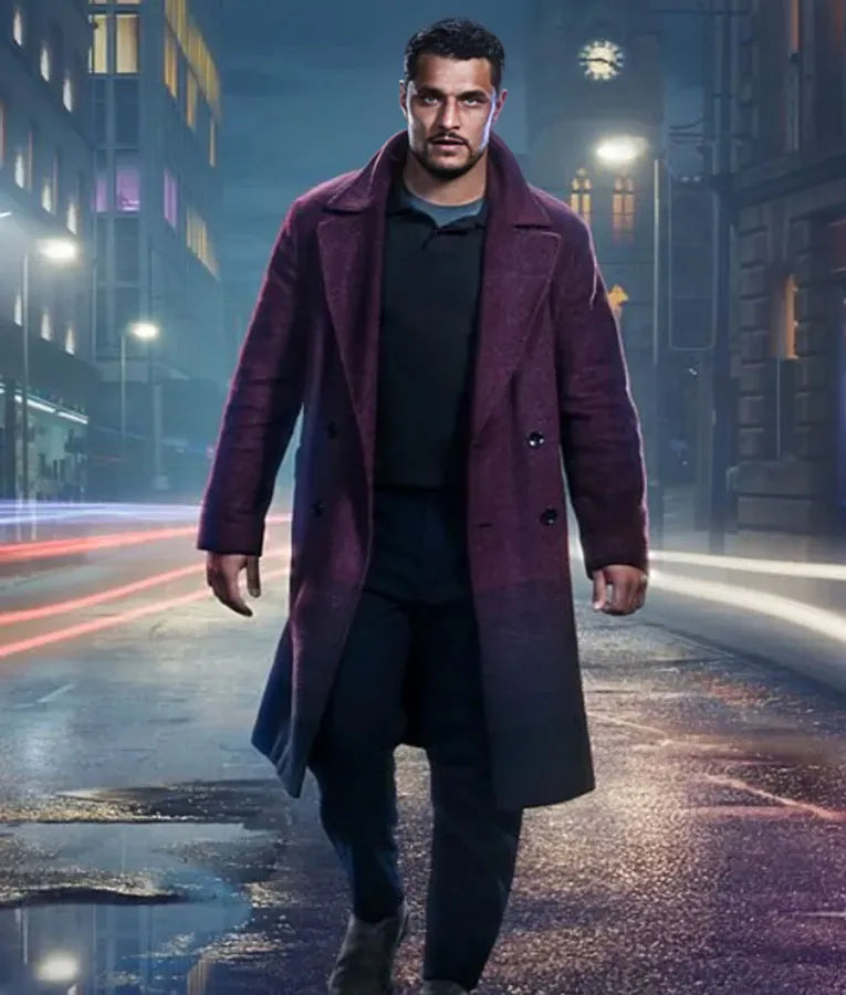 Virdee 2025 Harry Virdee Purple Trench Coat