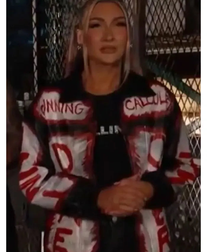 WWE NXT Izzi Dame Over Leather Jacket