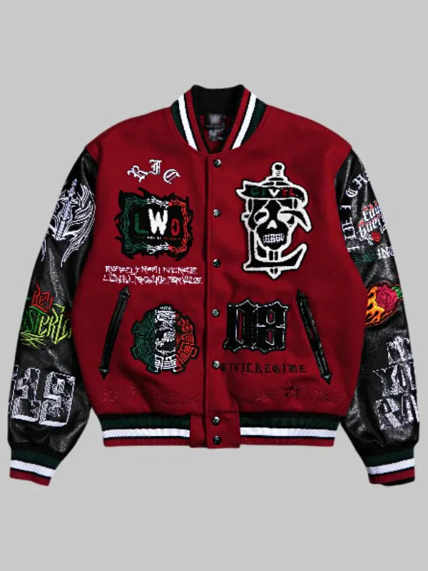 WWE PENTA Zero Miedo LWO Letterman Jacket WorthVee