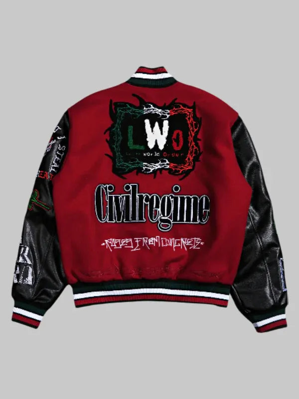 WWE PENTA Zero Miedo LWO Letterman Jacket WorthVee