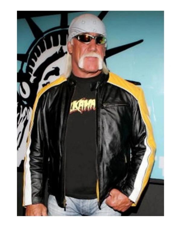 WWE Wrestler Hulk Hogan Leather Jacket Clanton Jacket