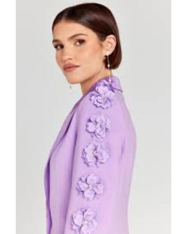 Watch What Happens Live 2025 Denise Welch Lilac Blazer Clanton Jacket