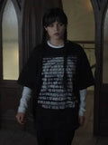 Wednesday S02 Jenna Ortega Poe The Pit and the Pendulum Skull T-Shirt