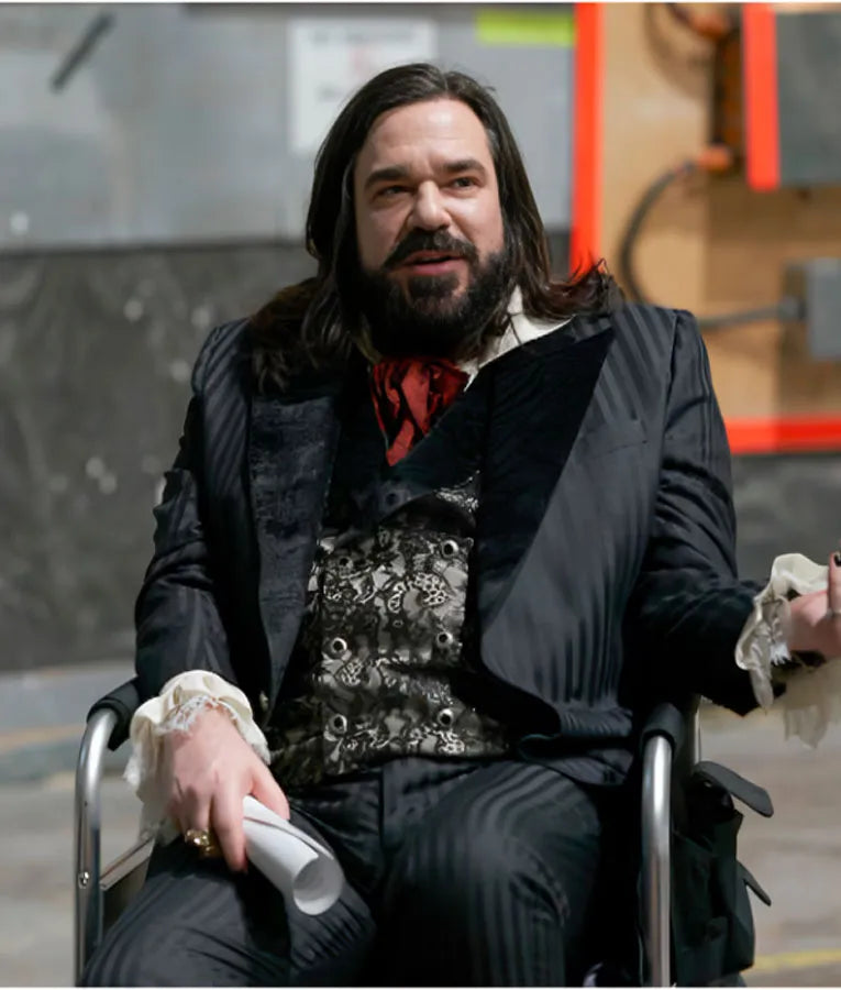 What We Do in the Shadows S06 Laszlo Cravensworth Stripes Suit