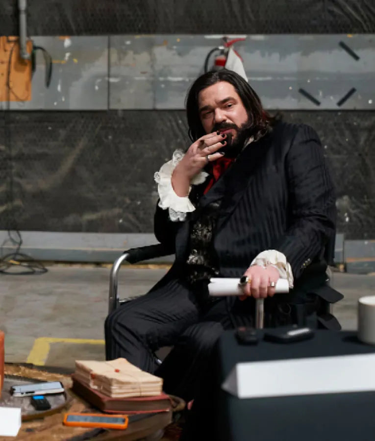 What We Do in the Shadows S06 Laszlo Cravensworth Stripes Suit
