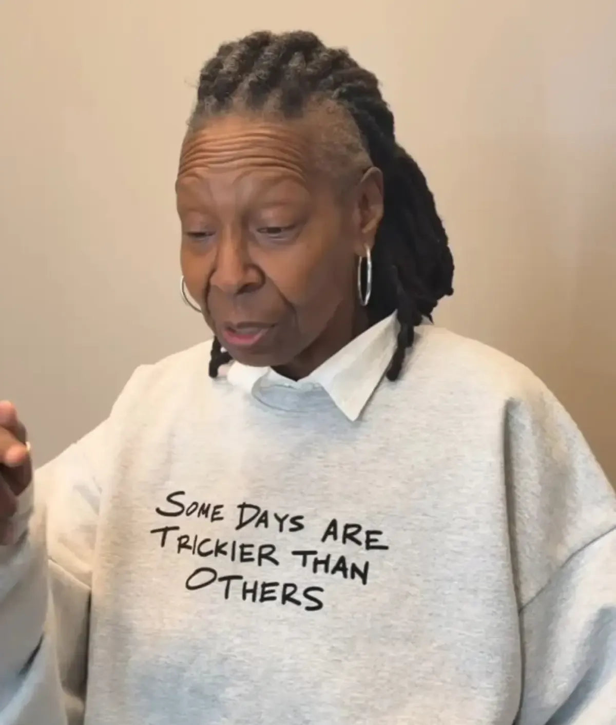 Whoopi Goldberg Some Days Are Trickier Than Others Sweatshirt