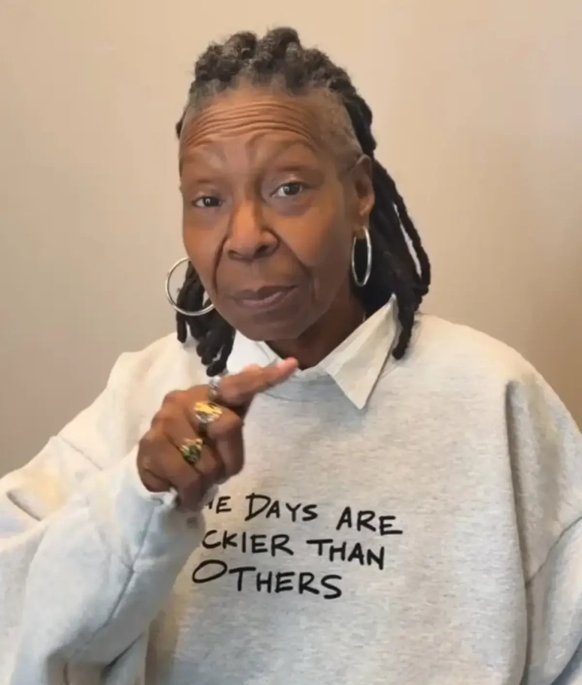 Whoopi Goldberg Some Days Are Trickier Than Others Sweatshirt