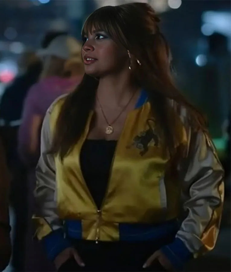 Wild Cards S02 Vanessa Morgan Embroidered Bomber Jacket