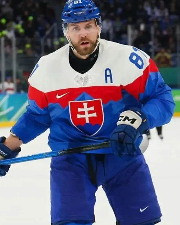 Winter Olympics 2026 Team Slovakia Ice Hockey Jersey