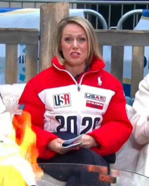 The Today Show Dylan Dreyer Team USA Puffer Jacket