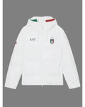 Winter Olympics 2026 Team Italy EA7 White Puffer Jacket WorthVee