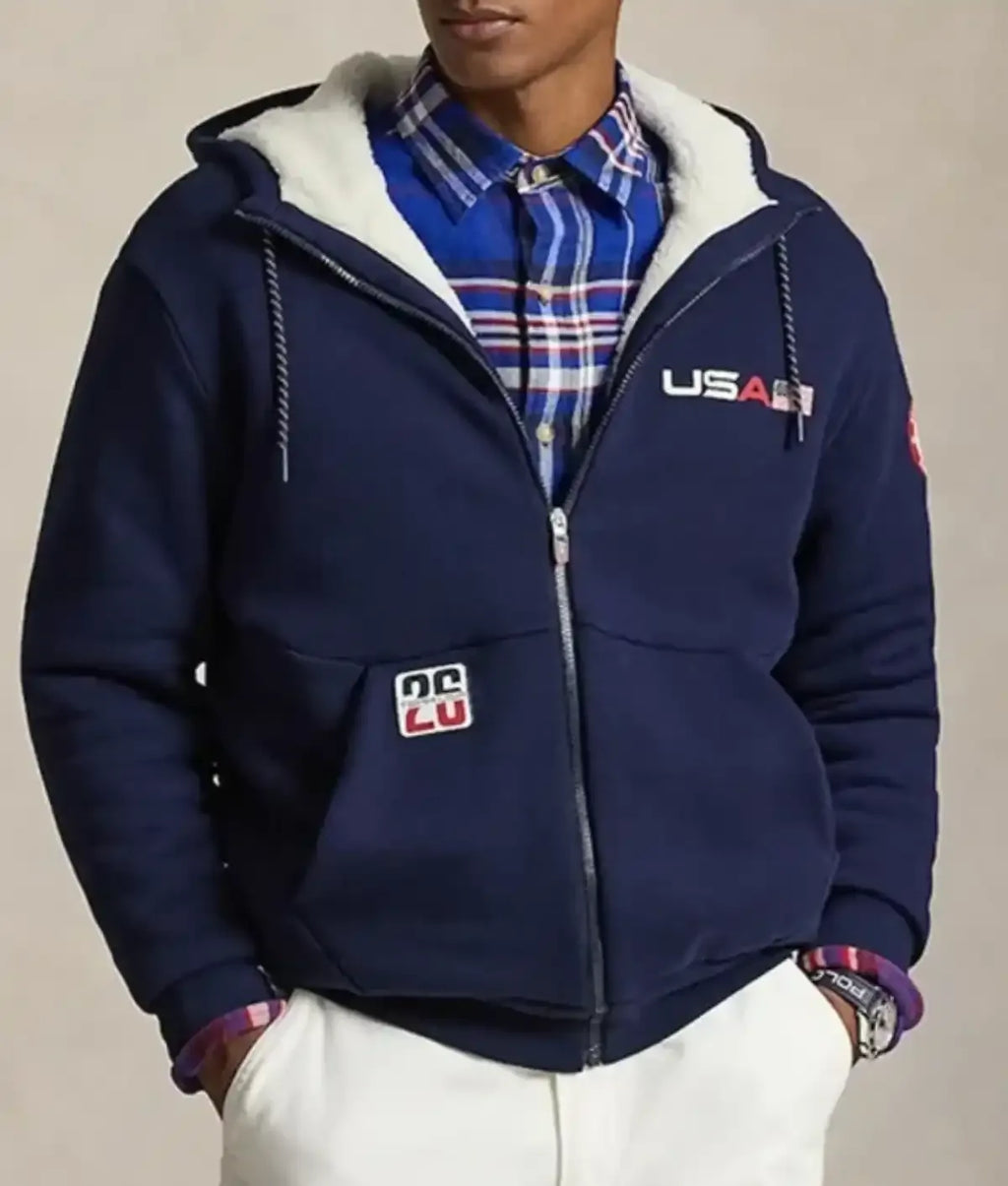 Winter Olympics 2026 Team USA Sherpa Hoodie