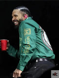 Wireless Festival 2025 Drake Green Shirt Clanton Jacket