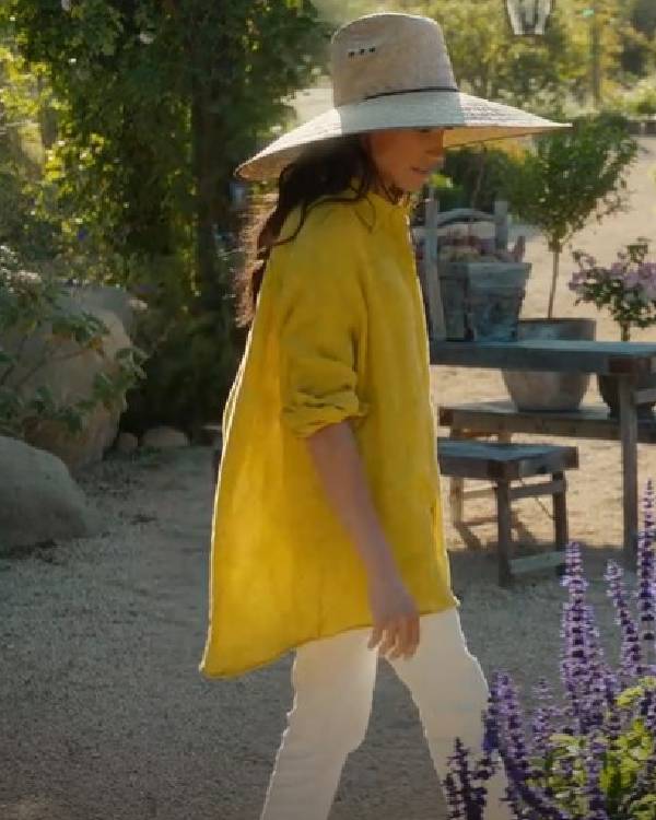 With Love, Meghan 2025 Meghan Markle Yellow Shirt Shopotiny