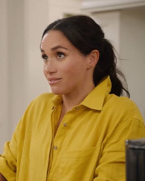 With Love, Meghan 2025 Meghan Markle Yellow Shirt Shopotiny
