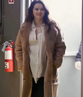 Wizards Beyond Waverly Place Selena Gomez Shearling Coat