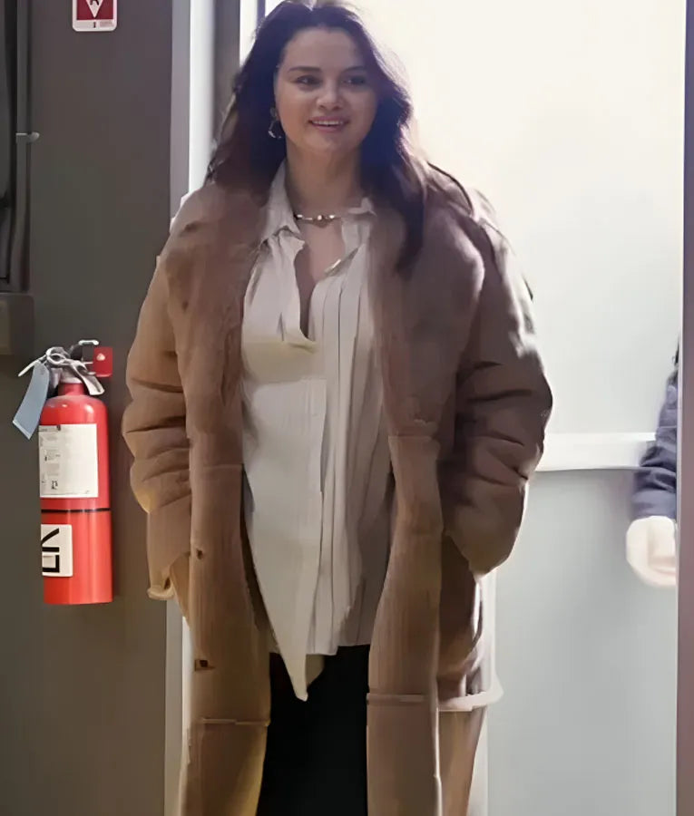 Wizards Beyond Waverly Place Selena Gomez Shearling Coat